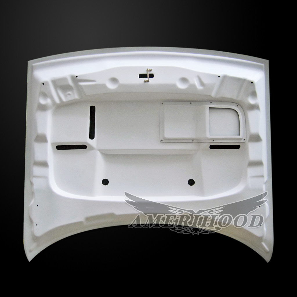 Dodge Challenger Type-HC Style Functional Ram Air With Heat Extractor Vents Hood